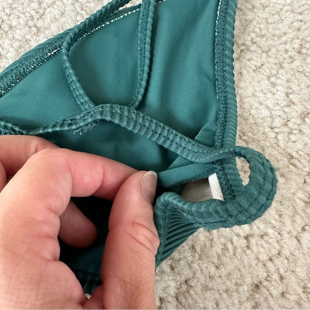 PacSun la hearts dark forest green bikini top - Picture 5 of 5